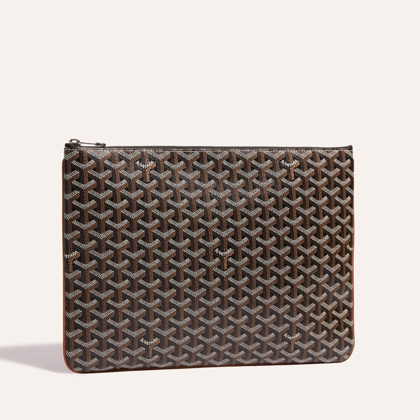 Goyard Senat MGM Pouch Black & Tan - Image 1